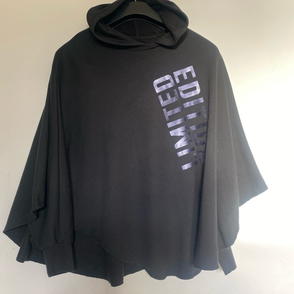 Art Class Black  Hoodie Poncho hoodie with logo limited edition sz XL oversized